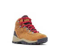 Columbia Newton Ridge Plus Waterproof Amped, Scarpe da Escursionismo Donna, Alce Marrone X Rosso Montagna, 36 EU Larga