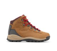 Columbia Newton Ridge Plus Wp Amped, Scarponi da trekking ed escursionismo impermeabili a vita media Donna, Elk/Mountain Red, 37.5 EU