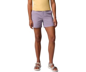 Columbia - Pantaloncini resistenti idrorepellenti - Cedar Crest Short Shale Purple per Donne in Nylon - Taglia L - Viola