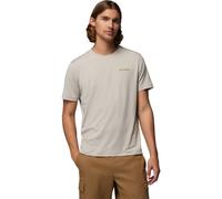 Columbia Parsons Point™ Back Graphic Short Sleeve T-shirt Beige S Uomo