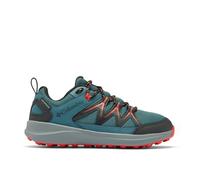 Columbia Peakfreak Rush WP Low Rise - Scarpe da Trekking ed Escursionismo Unisex per Bambini, Everblue Super Sonic, 35 EU