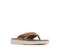 Columbia PFG Boatside Flip Lea, Sandalo Sportivo Uomo, Alce Tartufo Scuro, 44.5 EU
