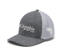 Columbia PFG Logo Mesh Ball cap-Mid Cappello, Griglia/Grigio Freddo, S-M Unisex-Adulto