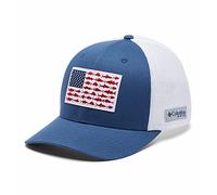 Columbia PFG Fish Flag Mesh Ball cap-High Cappuccio in Rete, Marea Notturna/Bianco, XXL Unisex-Adulto