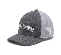 Columbia PFG Logo Mesh Ball cap-Mid Cappello, Griglia/Grigio Freddo, S-M Unisex-Adulto