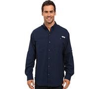 Columbia Tamiami II LS Shirt, Parte superiore in tessuto, Asciugatura rapida, Design traspirante, Maniche convertibili, Porta-attrezzi - da uomo