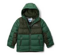 Columbia Pike Lake 2 - Piumino con cappuccio, unisex, motivo foresta pluviale, verde, S
