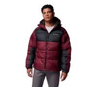 Columbia Pike Lake 2 - Piumino da uomo con cappuccio, colore vinaccia, nero, L