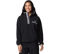 Columbia - Pile a mezza manica - Helvetia II Cropped Half Snap Fleece Black per Donne - Taglia M - Nero