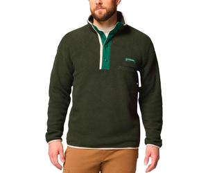 Columbia - Pile a mezza manica - Helvetia II Half Snap Fleece Greenscape per Uomo - Taglia L - Verde