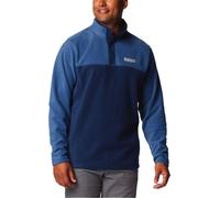Columbia - Pile bicolore da uomo - Steens Mountain Half Snap II Collegiate Navy Dark Mountain per Uomo - Taglia S - Blu navy Blu navy S