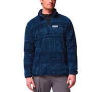 Columbia - Pile caldo e casual - Rugged Ridge High Pile Half Zip Coll Navy Deschutes Days per Uomo in Poliestere Riciclato - Taglia XL - Blu