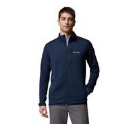 Columbia Giacca in pile da uomo Essential Hike Grid con cerniera intera, giacca in pile con cerniera intera, blu navy collegiale, M