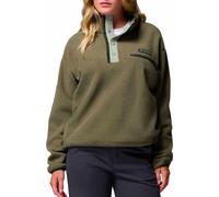 Columbia - Helvetia II Cropped Half Snap Fleece Verde - Abbigliamento M Verde