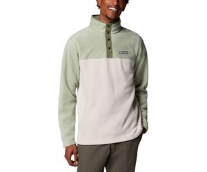 Columbia - Pile con collo alto semi-abbottonato - Steens Mountain Half Snap II Dark Stone Safari per Uomo - Taglia S - Verde