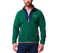 Columbia - Pile con zip bicolore - Sequoia Grove Full Zip Fleece Rain Forest Collegiate Navy per Uomo - Taglia M - Verde