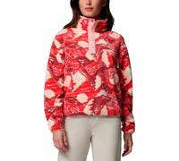 Columbia - Women's Helvetia II Printed Cropped Half Snap - Pullover in pile XL rosso