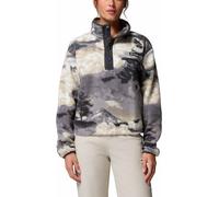 Columbia - Pile corta con collo alto semi-premisurato - Helvetia II Printed Cropped Half Snap Shark Dreaming per Donne - Taglia M - Grigio