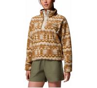 Columbia - Women's Helvetia II Printed Cropped Half Snap - Pullover in pile M beige/marrone
