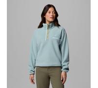 Columbia - Pile cropped con abbottonatura corta a pressione Helvetia™ II - Blu - Taglia L - Donna