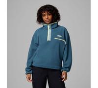 Columbia - Pile cropped con abbottonatura corta a pressione Helvetia™ II - Blu - Taglia M - Donna