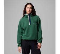 Columbia - Pile cropped con abbottonatura corta a pressione Helvetia™ II - Verde - Taglia S - Donna