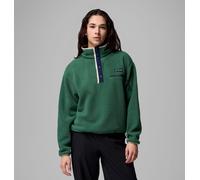 Columbia - Pile cropped con abbottonatura corta a pressione Helvetia™ II - Verde - Taglia XS - Donna