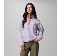 Pile Columbia Helvetia II Cropped Half Snap viola chiaro donna - M