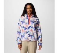 Felpa da donna Columbia Helvetia™ II Printed Cropped Half Snap Taglia: M / Colore: bianco/blu