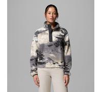 Columbia - Pile corta con collo alto semi-premisurato - Helvetia II Printed Cropped Half Snap Shark Dreaming per Donne - Taglia S - Grigio