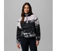 Columbia - Women's Helvetia II Printed Cropped Half Snap - Pullover in pile L nero