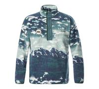 Columbia - Pile da uomo con mezza stampa - Helvetia II Printed Half Snap Fleece Crushed Blue Sisters per Uomo - Taglia XL