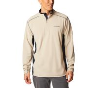 Columbia - Pile da uomo con mezza zip - Klamath Range II Half Zip Ancient Fossil Black per Uomo - Taglia L - Grigio