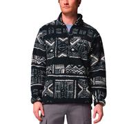 Columbia - Pile da uomo con mezza zip stampata - Rugged Ridge High Pile Half Zip Black Deschutes Days per Uomo - Taglia XXL - Marrone
