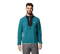 Columbia Pile da uomo Sequoia Grove con mezza zip, Blu fiume/Nero, L