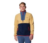Columbia Pile da uomo Sequoia Grove con mezza zip, color cammello chiaro/montagna scuro/blu navy collegiato/speziato, S, Cammello chiaro/Montagna scura/Blu marino collegiale/Speziato, S