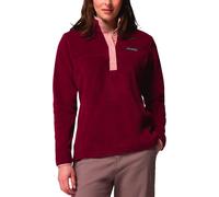 Columbia Benton Springs 1/2 Snap Pull Over 2, Pull Over in pile Donna, Rich Wine, Gomma Rosa, XL