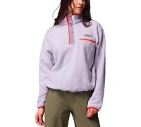 Pile Columbia Helvetia II Cropped Half Snap viola chiaro donna - M