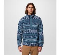 Columbia - Pile stampato a mezza pressione - Helvetia II Printed Half Snap Fleece Everblue Knitknot per Uomo - Taglia L - Blu Blu L