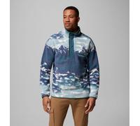 Columbia - Pile stampato a mezza pressione - Helvetia II Printed Half Snap Fleece Crushed Blue Sisters per Uomo - Taglia M Blu M