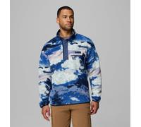 Columbia Helvetia II Printed Half Fleece men Half-Zips blue in taglia:XXL