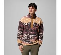 Columbia - Pile stampato a mezza pressione - Helvetia II Printed Half Snap Fleece Camel Brown Sisters per Uomo - Taglia S - Marrone Marrone S