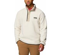 Columbia - Pile in sherpa con collo a mezza zip - Helvetia II Half Snap Fleece Chalk per Uomo - Taglia S - Beige