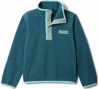 Columbia - Pile in sherpa con collo a mezza zip - Helvetia II Half Snap Fleece Everblue Crushed Blue - Taglia Bambino M