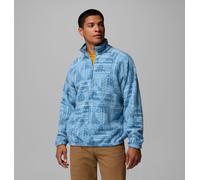 Columbia - Pile in Sherpa stampato con cerniera a metà lunghezza Timber Crest™ MTR - Blu - Taglia L - Uomo