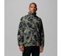 Columbia - Pile in Sherpa stampato con cerniera a metà lunghezza Timber Crest™ MTR - Verde - Taglia L - Uomo