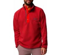 Columbia - Pile mezza-chiusura - Helvetia II Half Snap Fleece Red Oxide per Uomo - Taglia S - rosso