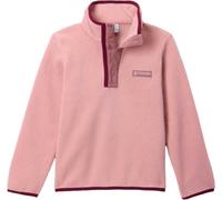 Columbia - Pile semipressato per bambini - Helvetia II Half Snap Fleece Eraser Pink Fig - Taglia Bambino S - Rosa