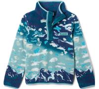 Columbia - Pile semipressato per bambini - Helvetia II Printed Half Snap Fleece Crushed Blue Sisters Everblue - Taglia Bambino L