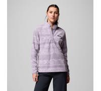 Columbia Donna Benton Springs Stampato Mezzo Snap, Pile Pull Over, Shale Purple Deschutes Days, XL